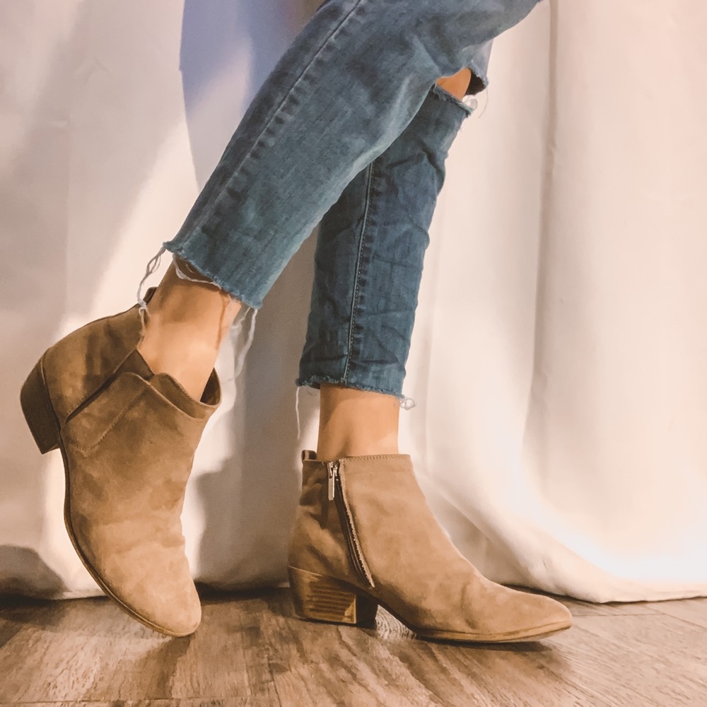 Brown ankle boots